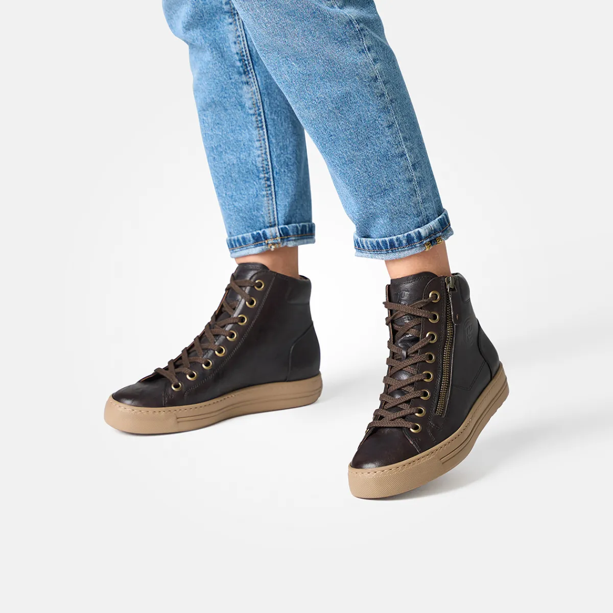 Paul Green Sneaker|Hightop-Sneaker 4024-330 Braun