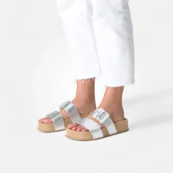 Paul Green Sandaletten|Pantolette 6157-017 Silber