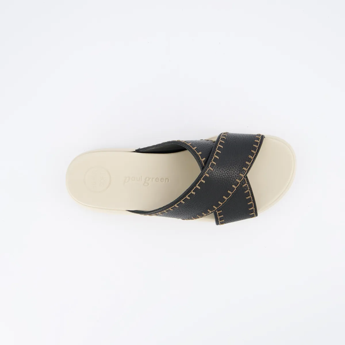 Paul Green Sandaletten|Pantolette 6158-037 Schwarz