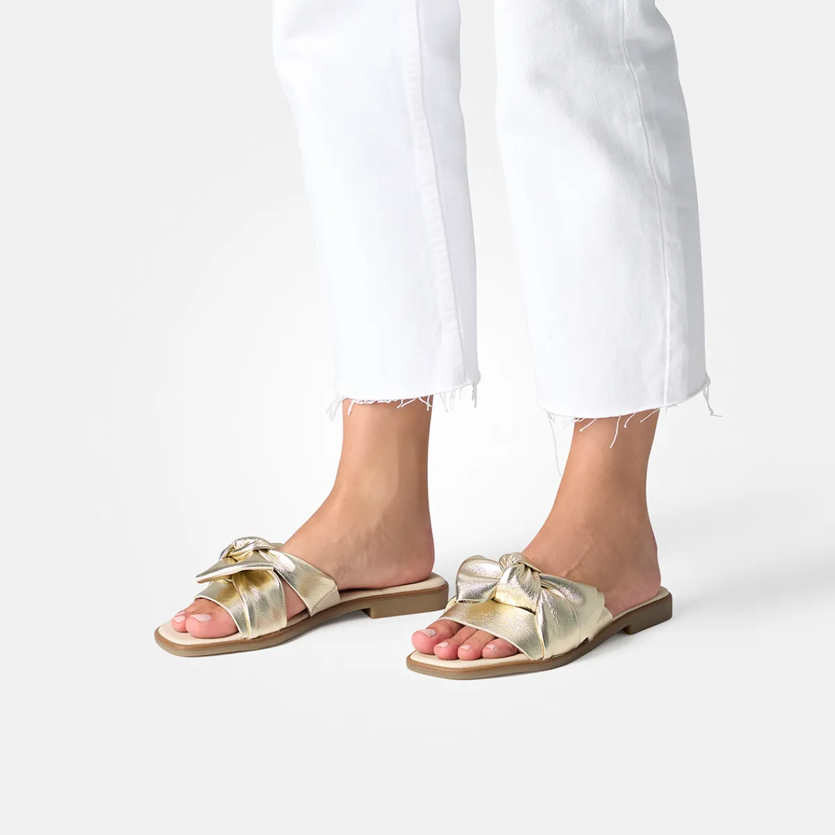 Paul Green Sandaletten|Pantolette 6132-017 Gold