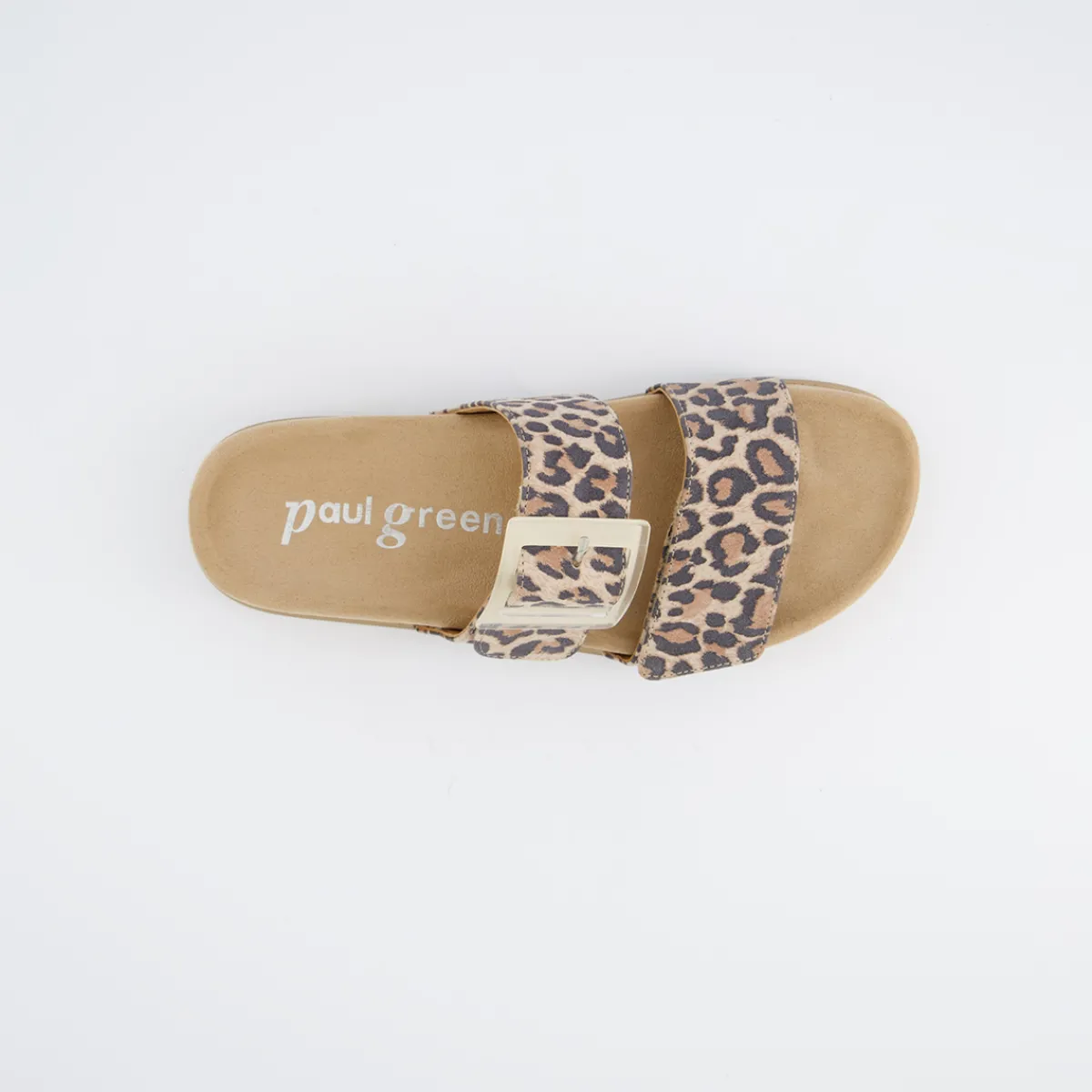 Paul Green Sandaletten|Pantolette 6157-007 Beige kombiniert