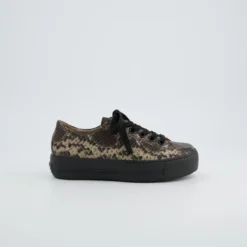 Paul Green Sneaker|Pauls 4790-818 Schwarz, kombiniert/Reptil