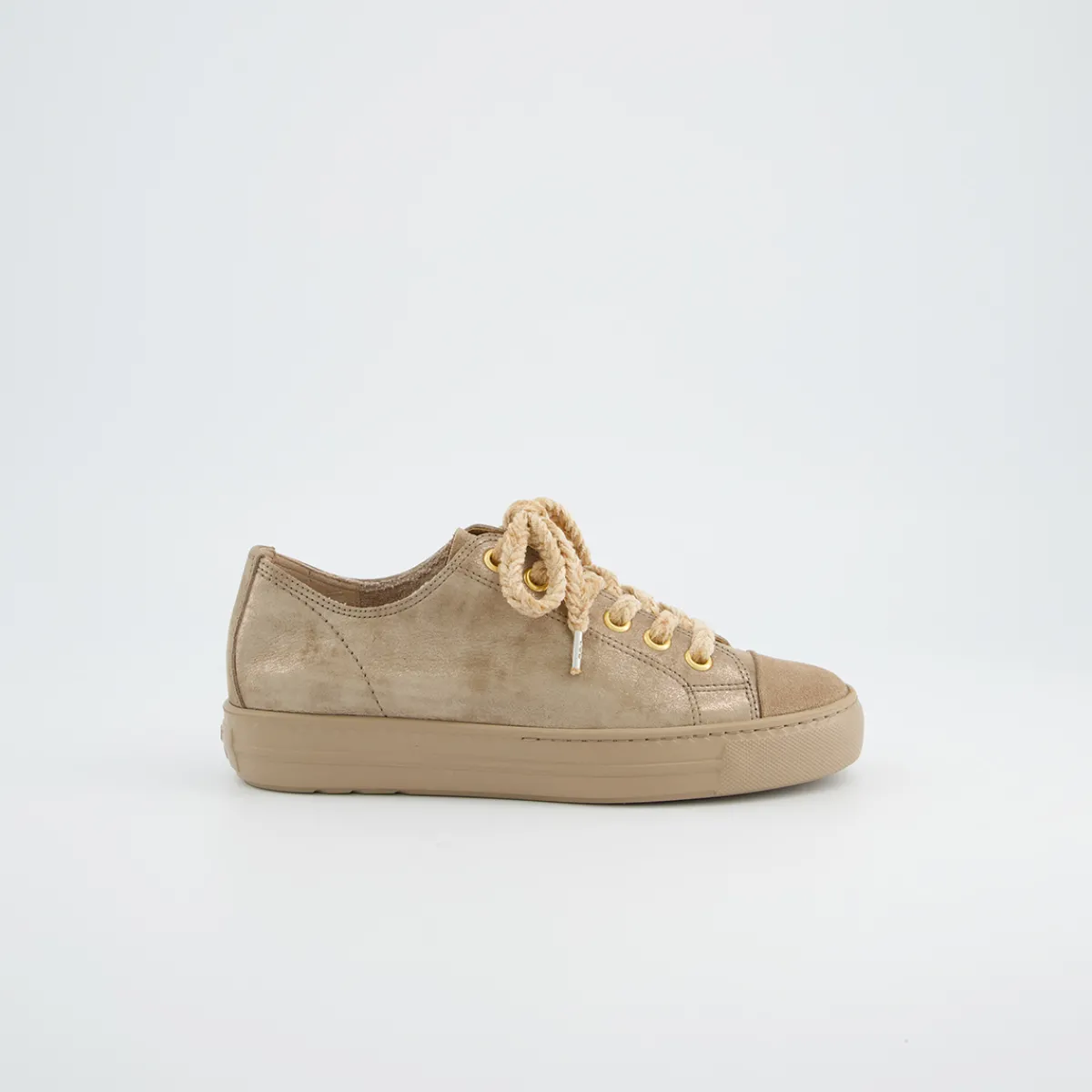 Paul Green Sneaker|Pauls 4977-268 Beige, metallik