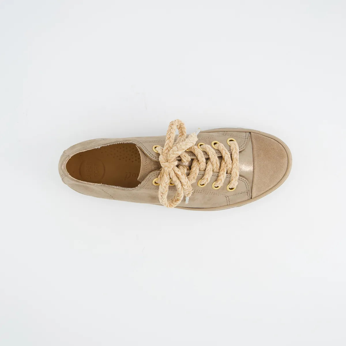 Paul Green Sneaker|Pauls 4977-268 Beige, metallik