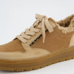Paul Green Warmfutter|Schnürschuhe|Pauls 5369-058 Beige/Leo Look