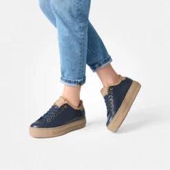 Paul Green Warmfutter|Schnürschuhe|Pauls 5171-058 Blau/Braun