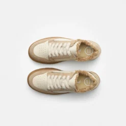 Paul Green Warmfutter|Schnürschuhe|Pauls mit RELAX-WEITE und Wechselfußbett 5369-020 Beige/ Cremeweiß/ Mandel