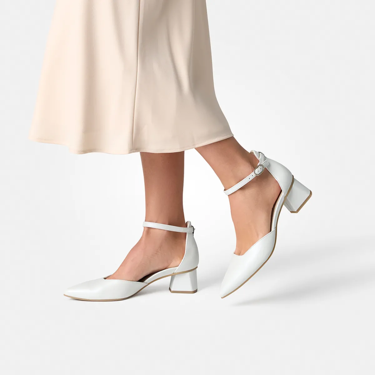 Paul Green Peeptoes & Slingpumps|Pumps 3820-057 Weiß