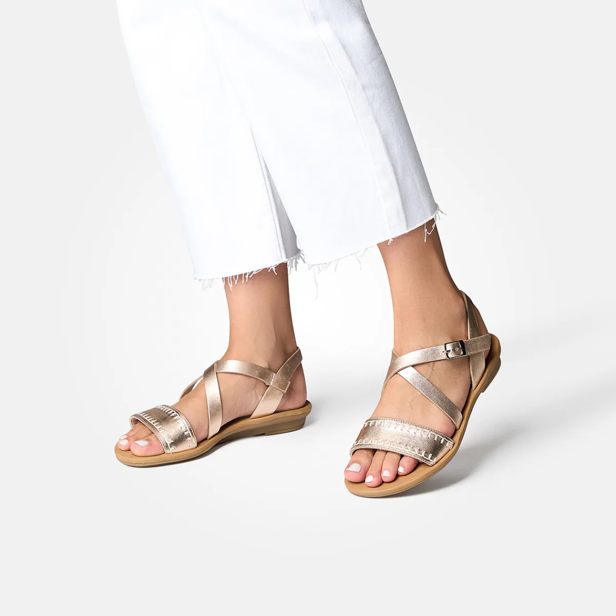 Paul Green Sandaletten|Sandale 6148-007 Rosé/ Rosa/ Metallic