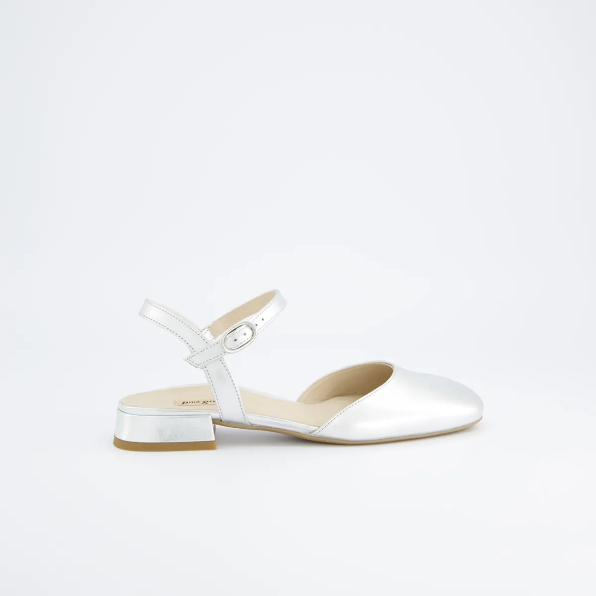 Paul Green Peeptoes & Slingpumps|Sandale 3843-017 Silber