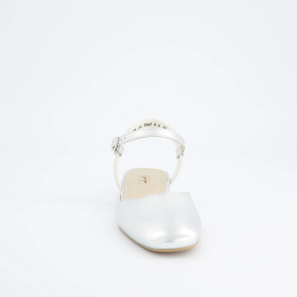 Paul Green Peeptoes & Slingpumps|Sandale 3843-017 Silber
