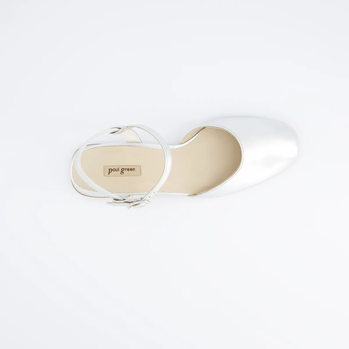 Paul Green Peeptoes & Slingpumps|Sandale 3843-017 Silber