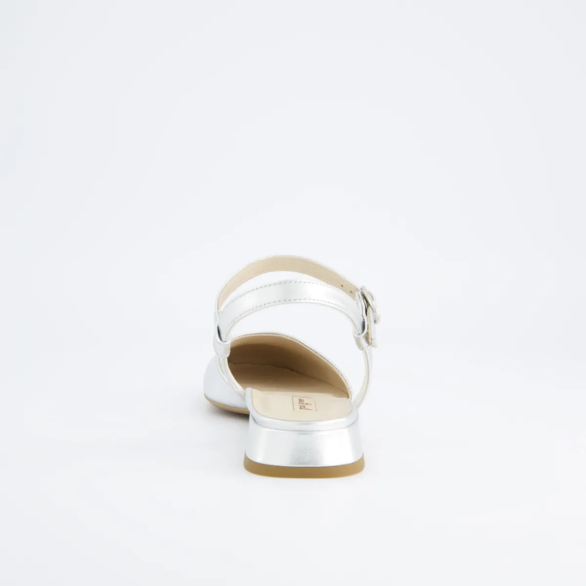 Paul Green Peeptoes & Slingpumps|Sandale 3843-017 Silber