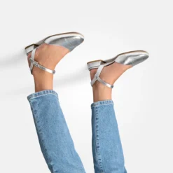 Paul Green Peeptoes & Slingpumps|Sandale 3843-017 Silber