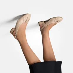 Paul Green Peeptoes & Slingpumps|Sandale 6142-007 Beige