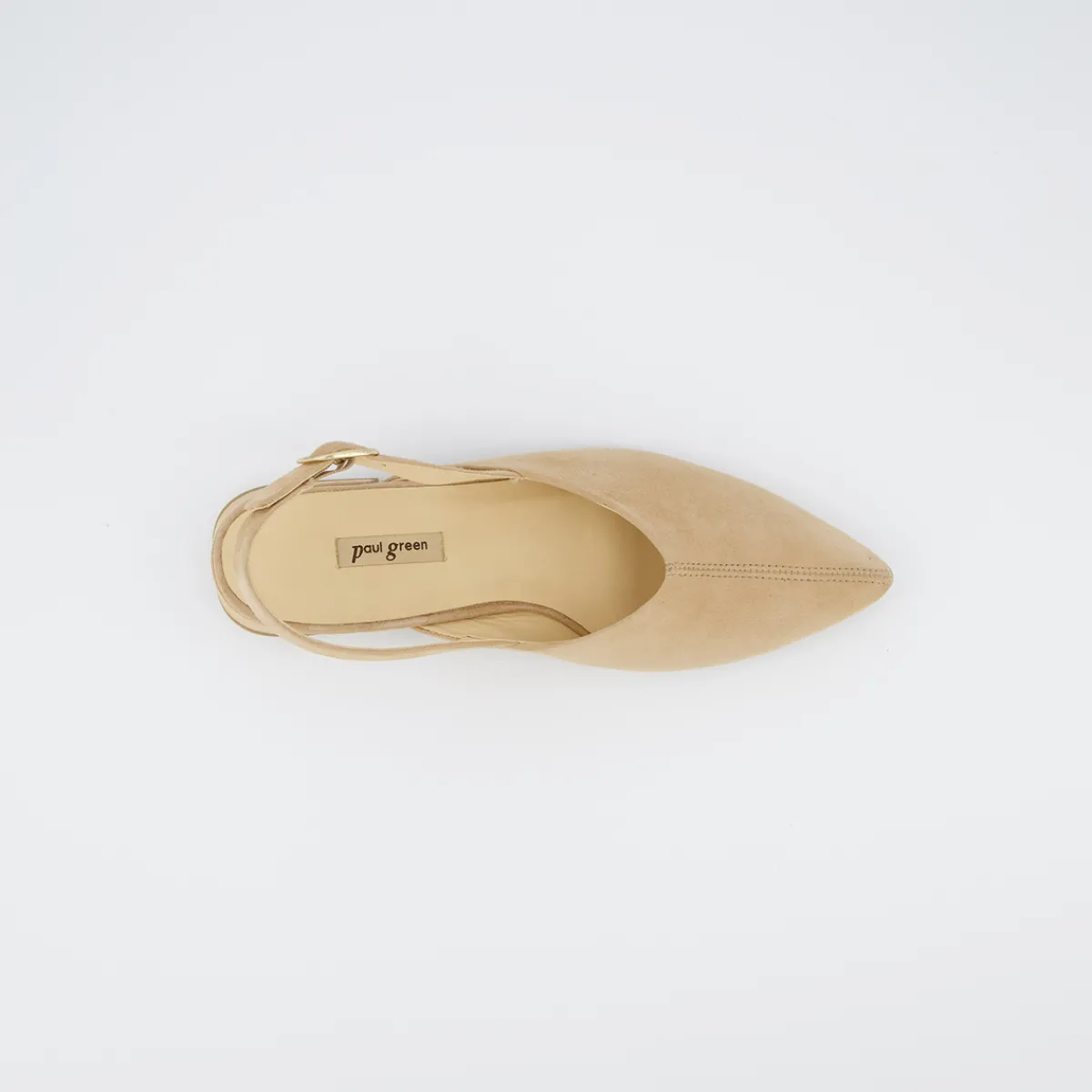 Paul Green Peeptoes & Slingpumps|Sandale 6163-017 Beige