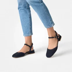 Paul Green Peeptoes & Slingpumps|Sandale 3843-057 Blau