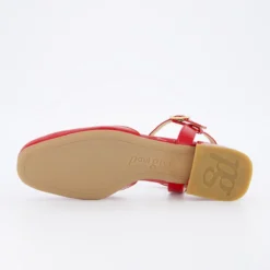 Paul Green Peeptoes & Slingpumps|Sandale 3843-007 Rot