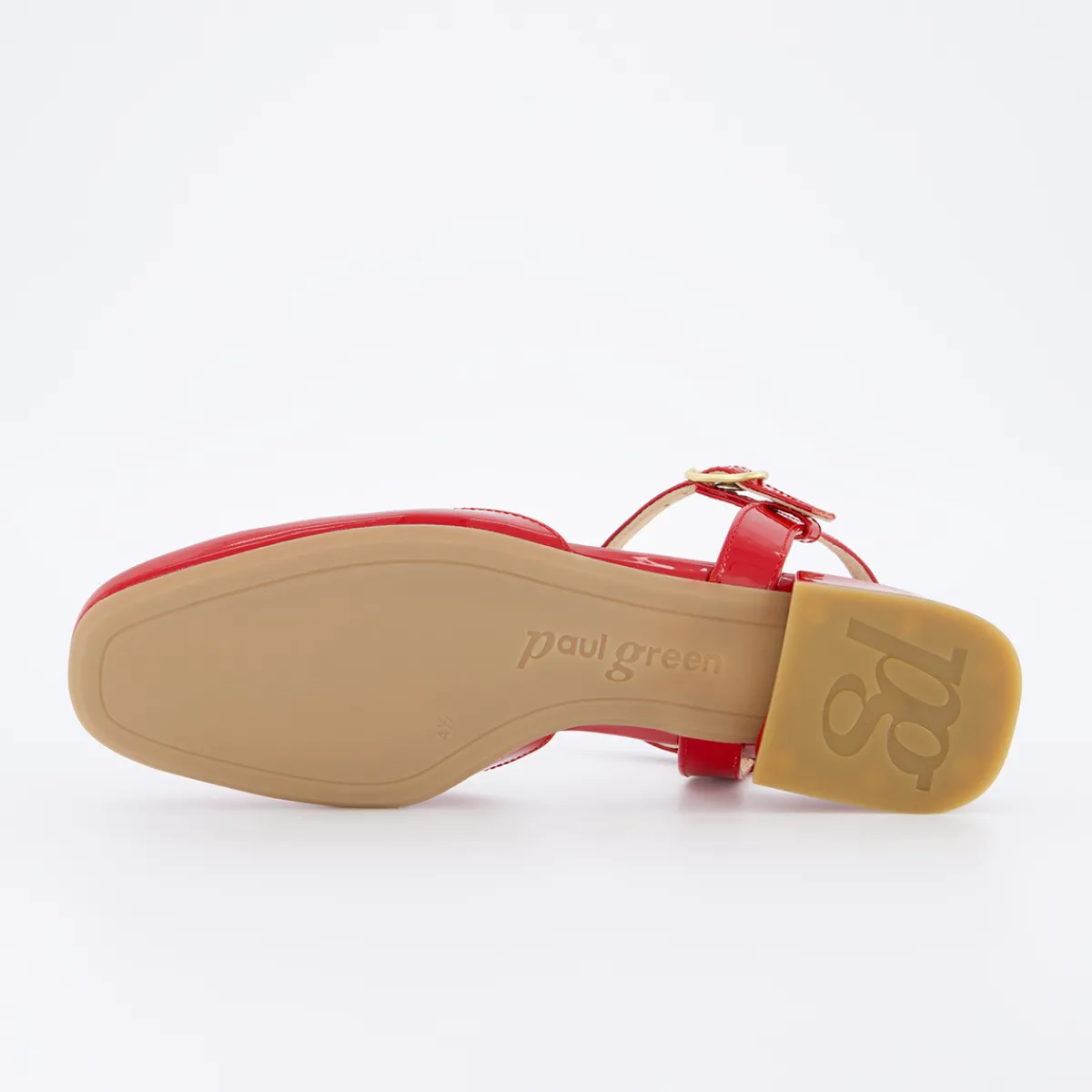 Paul Green Peeptoes & Slingpumps|Sandale 3843-007 Rot