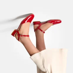 Paul Green Peeptoes & Slingpumps|Sandale 3843-007 Rot