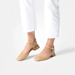 Paul Green Peeptoes & Slingpumps|Sandale 3843-047 Beige