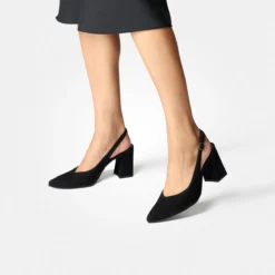 Paul Green Peeptoes & Slingpumps|Sandalette 6101-015 Schwarz