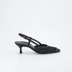 Paul Green Peeptoes & Slingpumps|Sandalette 6144-007 Schwarz