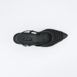 Paul Green Peeptoes & Slingpumps|Sandalette 6144-007 Schwarz
