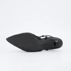 Paul Green Peeptoes & Slingpumps|Sandalette 6144-007 Schwarz