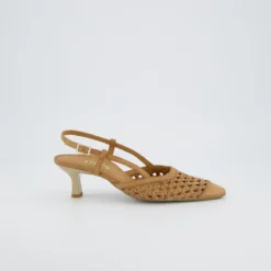 Paul Green Peeptoes & Slingpumps|Sandalette 6144-017 Braun