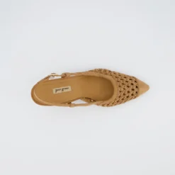 Paul Green Peeptoes & Slingpumps|Sandalette 6144-017 Braun