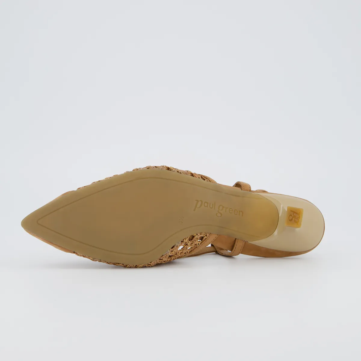 Paul Green Peeptoes & Slingpumps|Sandalette 6144-017 Braun