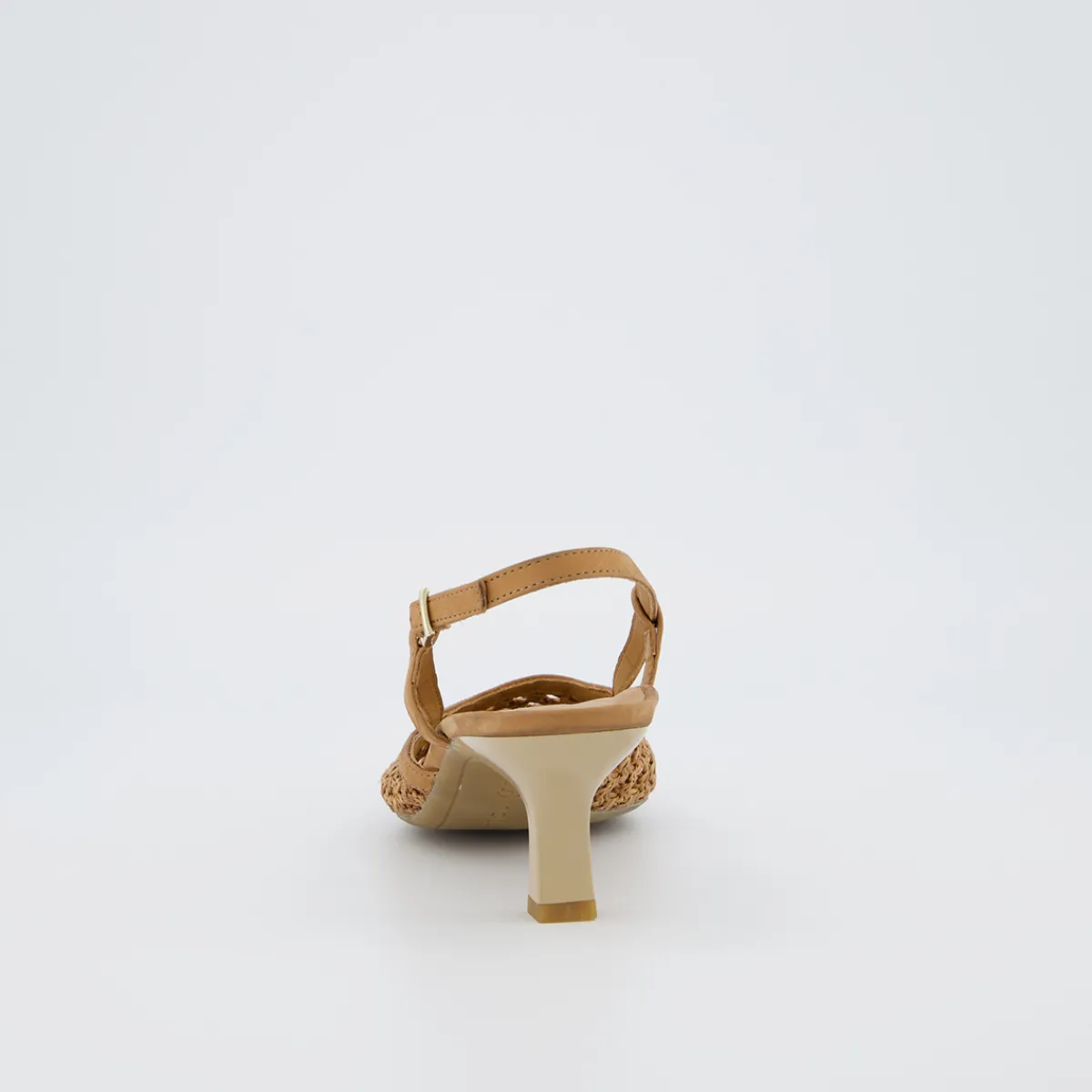 Paul Green Peeptoes & Slingpumps|Sandalette 6144-017 Braun