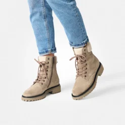Paul Green Warmfutter|Boots|Schnürbootie 8323-018 Beige