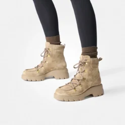 Paul Green Warmfutter|Boots|Schnürbootie 8237-008 Beige