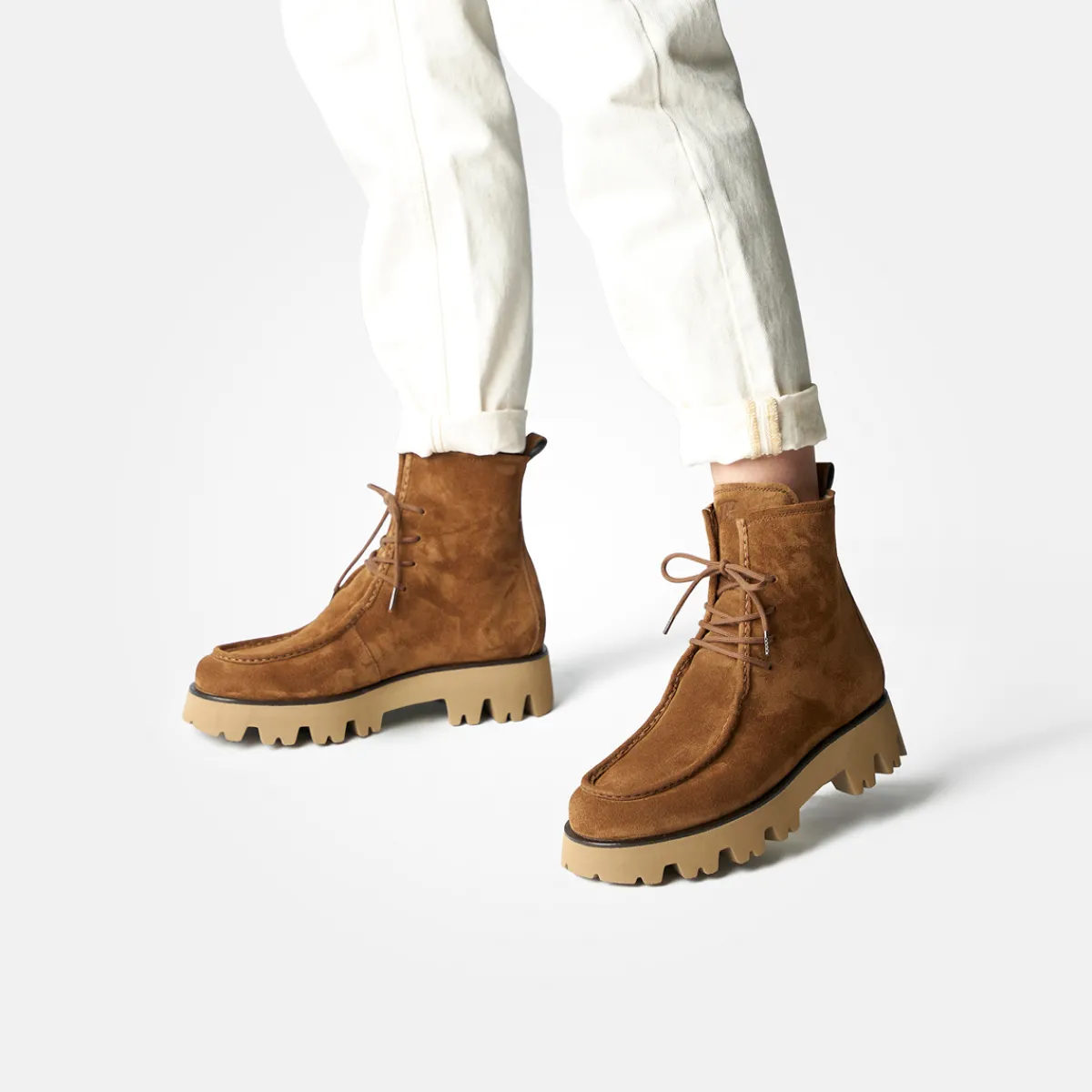 Paul Green Boots|Schnürbootie 8111-014 Braun