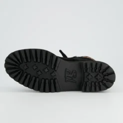 Paul Green Boots|Schnürbootie 8246-018 Schwarz / Leo