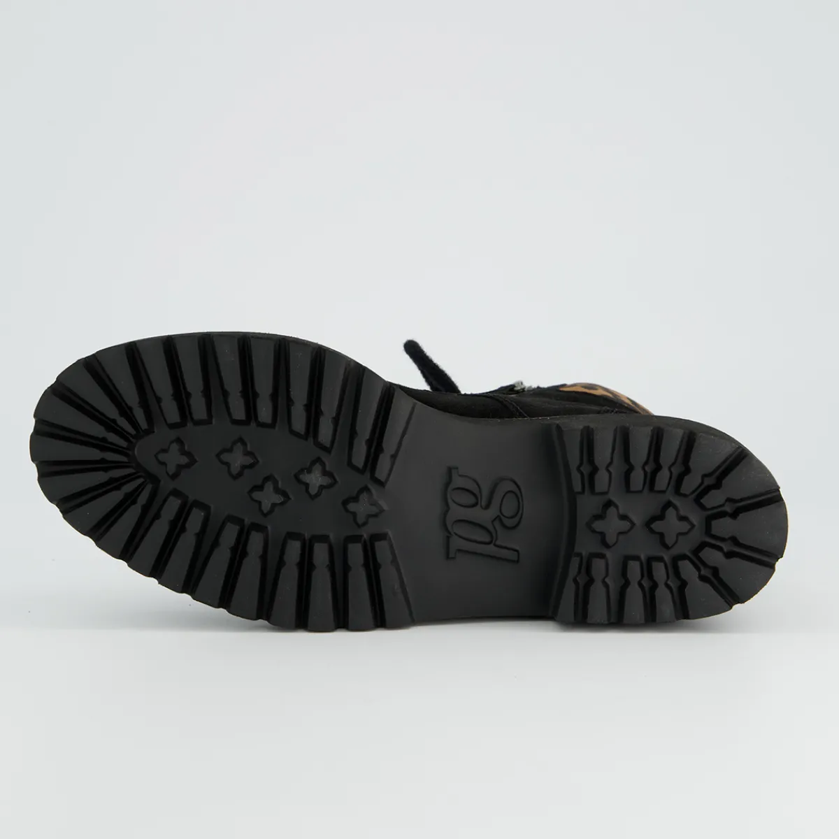Paul Green Boots|Schnürbootie 8246-018 Schwarz / Leo