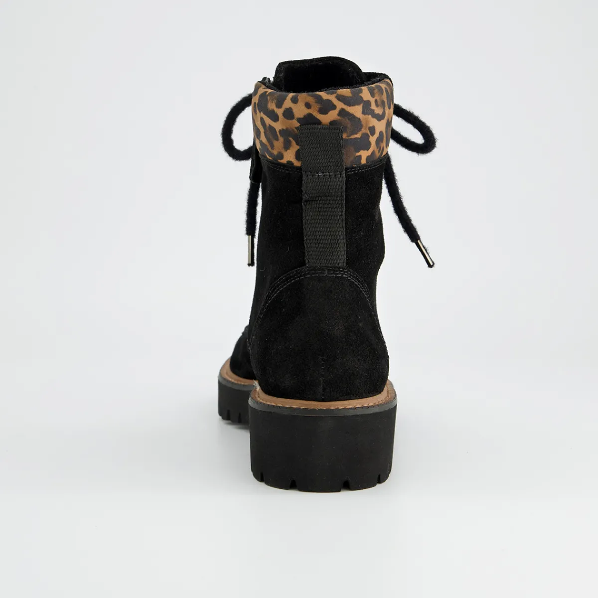 Paul Green Boots|Schnürbootie 8246-018 Schwarz / Leo