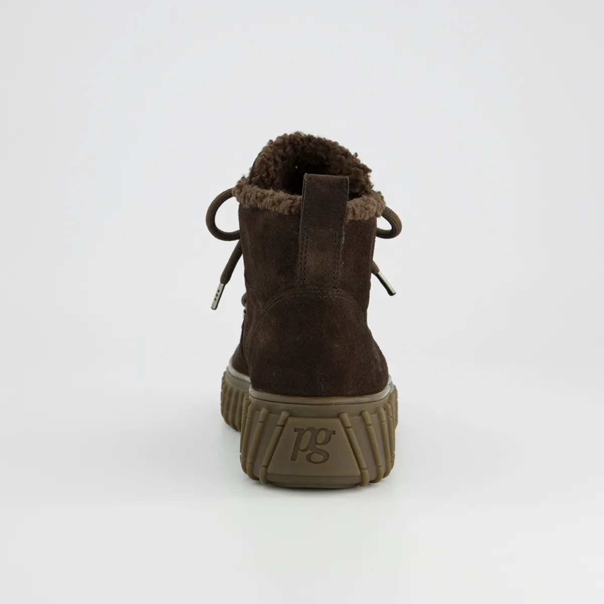 Paul Green Warmfutter|Boots|Schnürbootie 5502-010 Braun, dunkel