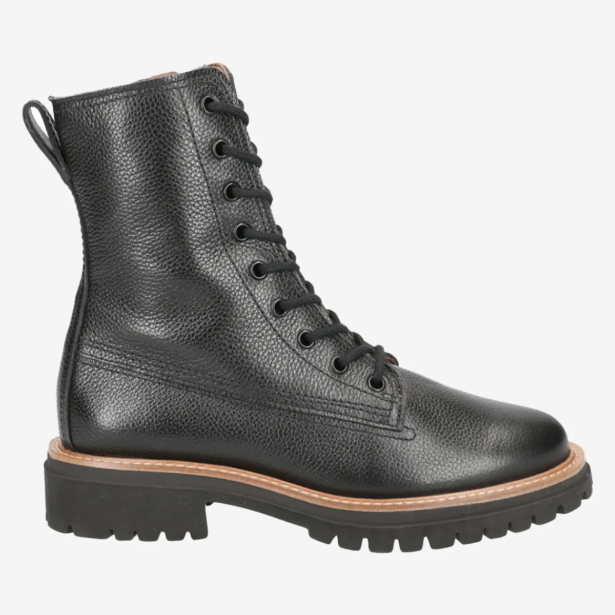 Paul Green Boots|Schnürbootie 9768-039 Schwarz