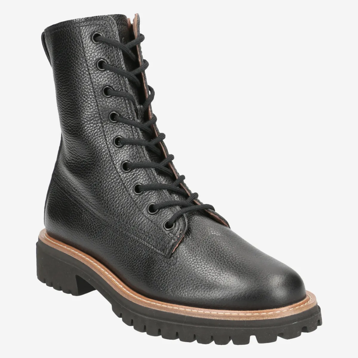 Paul Green Boots|Schnürbootie 9768-039 Schwarz