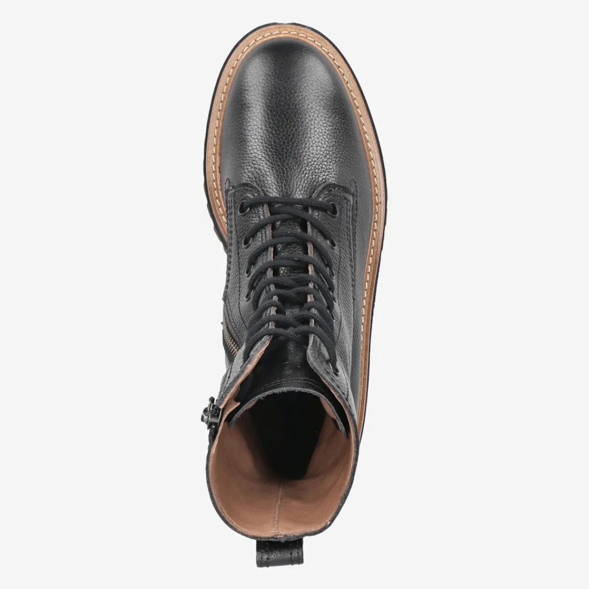 Paul Green Boots|Schnürbootie 9768-039 Schwarz