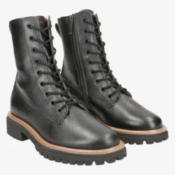 Paul Green Boots|Schnürbootie 9768-039 Schwarz