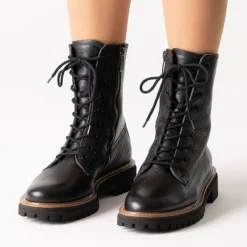 Paul Green Boots|Schnürbootie 9768-039 Schwarz