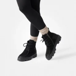 Paul Green Boots|Schnürbootie 5499-020 Schwarz