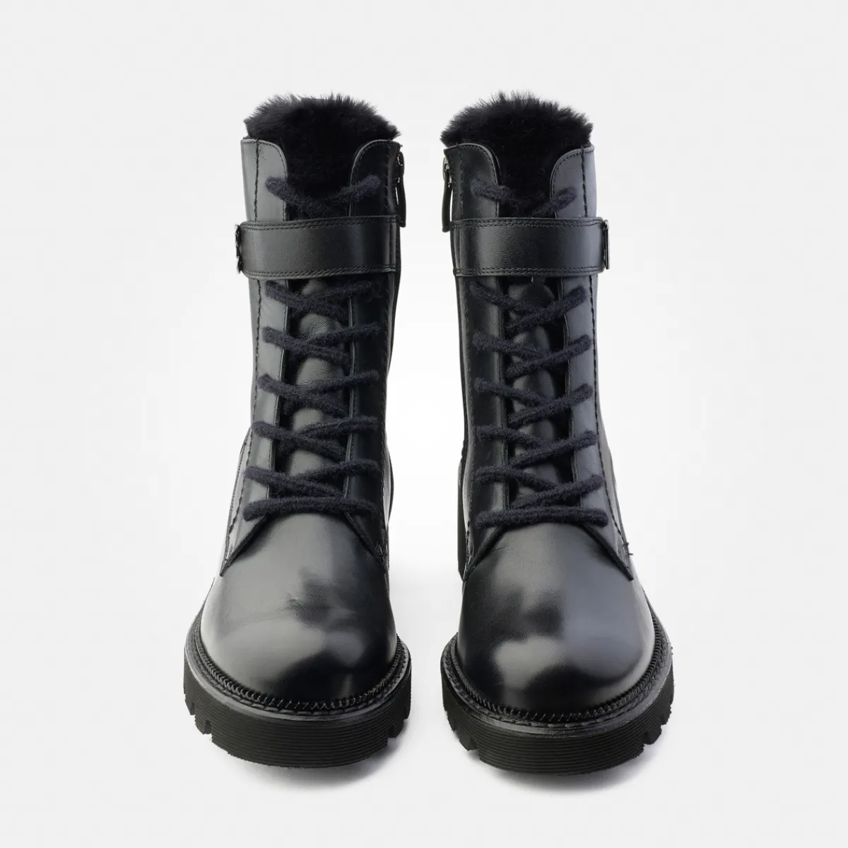 Paul Green Warmfutter|Boots|Schnürbootie mit Warmfutter 8178-006 Schwarz