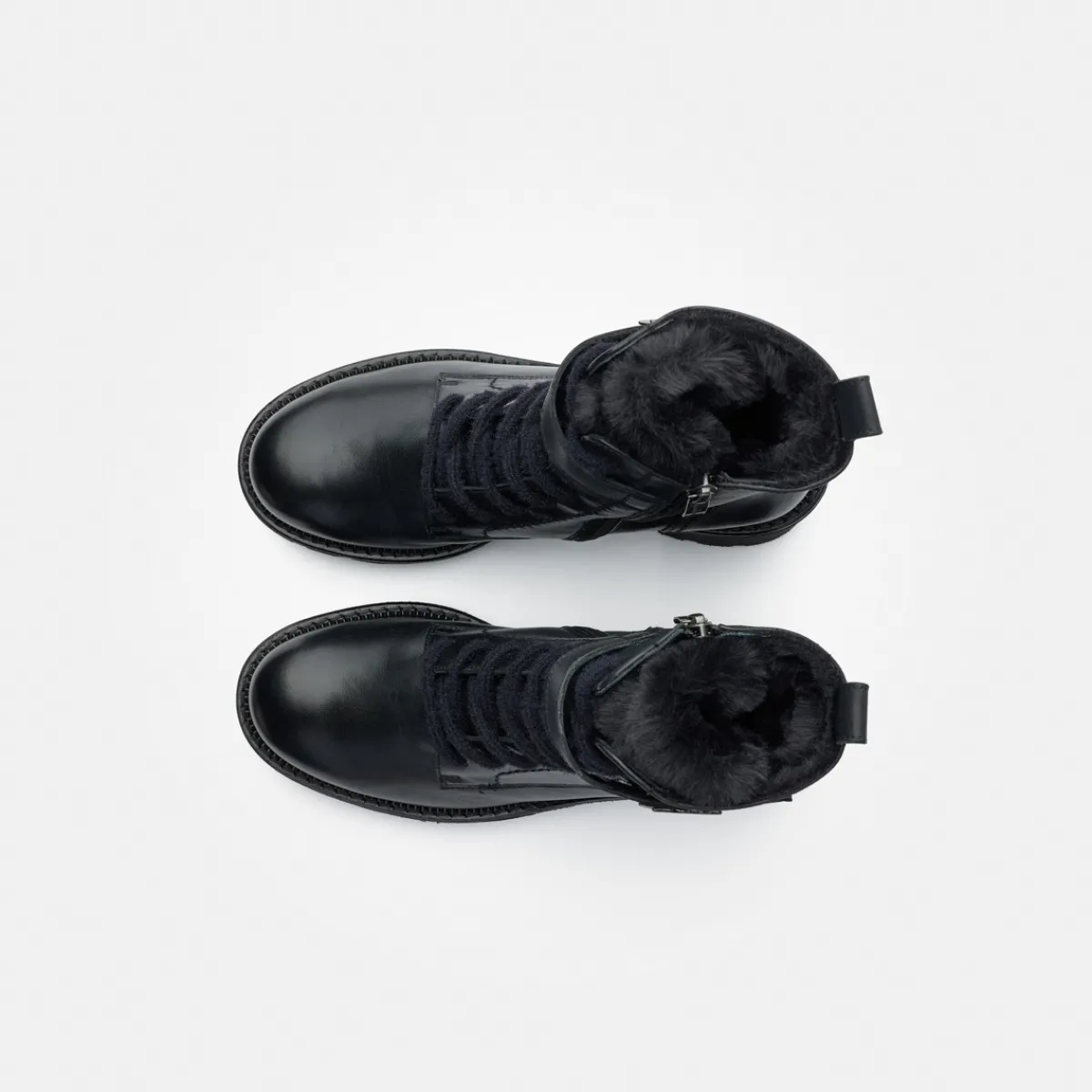 Paul Green Warmfutter|Boots|Schnürbootie mit Warmfutter 8178-006 Schwarz