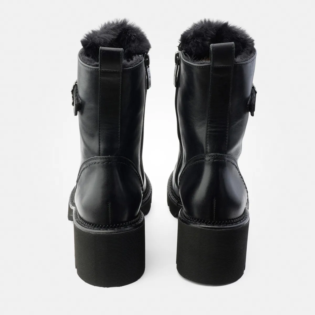 Paul Green Warmfutter|Boots|Schnürbootie mit Warmfutter 8178-006 Schwarz