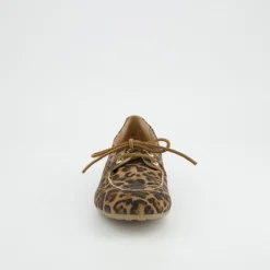 Paul Green Schnürschuhe|Schnürer 1136-048 Braun / Leo-Look
